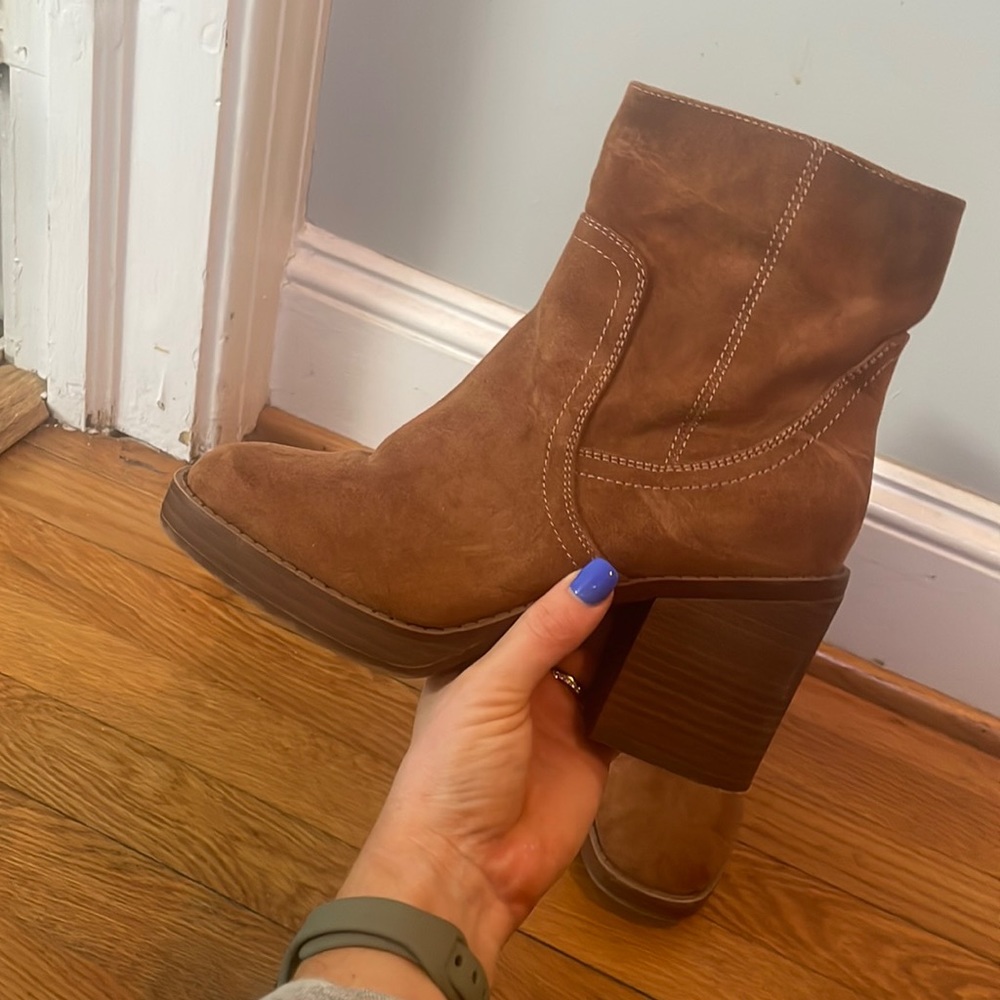 Target brown booties size 6.5